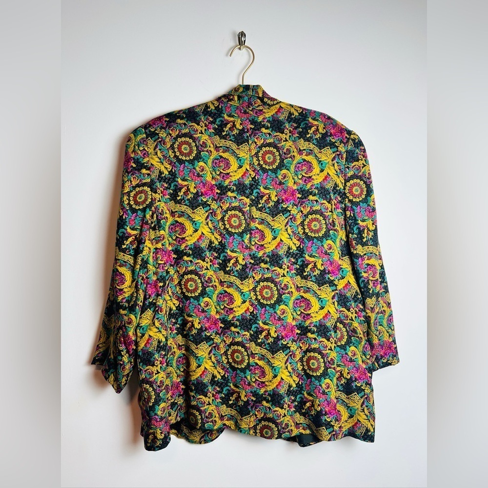Vintage colorful  Evan piccone colorful blazer 18 - Picture 7 of 9